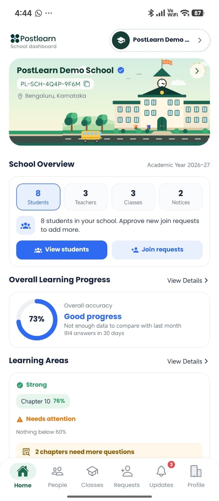 School Homepage